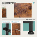 Cabeceira de Armazenamento Slim Fit com 4 Gavetas – Estrutura Metálica Moderna