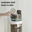 Armário de Armazenamento para Banheiro com Rodas e 4 Níveis - Organizador que Economiza Espaço, Design em Plástico Branco e Marrom para Espaços Estreitos, Unidade Autônoma Multifuncional com Portas Transparentes, Organizadores e Gavetas de Armazenamento p