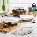 [ÚLTIMAS UNIDADES] Kit Potes de Vidro Hermético Retangular 10 Unidades